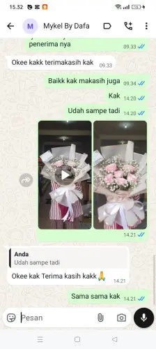 Testimonial Buket Bunga umalas