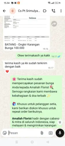 Testimonial Papan Bunga umalas