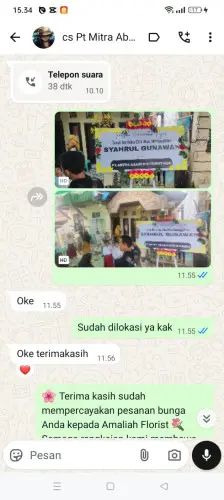 Testimonial Papan Bunga umalas