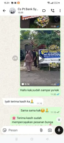 Testimonial Papan Bunga umalas